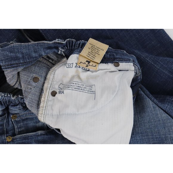 7 For All Mankind Women's Crop Jeans Blue Size 28 - Picture 8 of 8